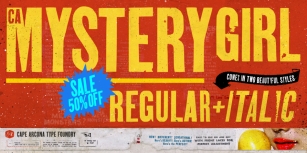 CA Mystery Girl Font Download