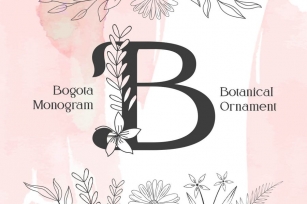 Bogota Monogram Font Font Download