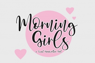 Morning Girls Handwritten Script Font Font Download