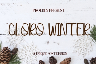 Cloro Winter Font Download