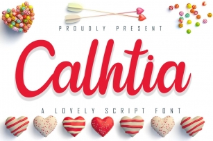 Calhtia Lovely Script Font Font Download