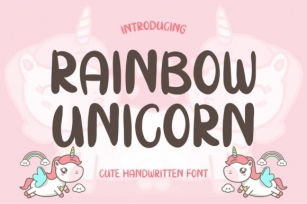 Rainbow Unicorn Font Download
