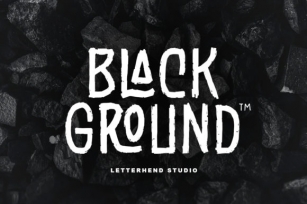 Black Ground Font Download