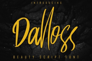 Dalloss Beauty Script Font Font Download
