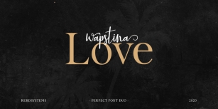 Wapstina Love Font Download