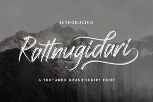 Rattnugidari - Brush Script Font Font Download