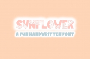 Sunflower | Bold Quirky Hand Written Font Font Download