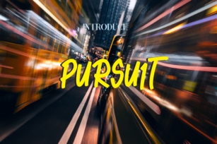 Pursuit Font Download