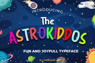 The Astrokiddos - A Fun & Joyfull Font Font Download