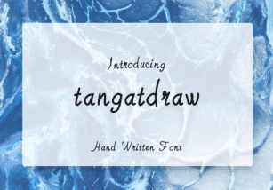 Tangatdraw Font Download