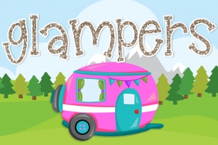 Glampers - A Fun Quirky Mixed Case Font Font Download