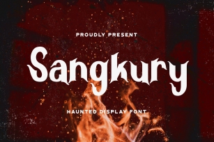 Sangkury - Haunted Display Font Font Download