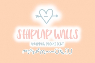 Shiplap Walls Font Download