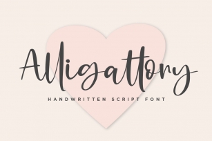 Alligattory Handwritten Script Font Download