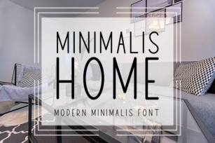 Minimalis Home Font Download