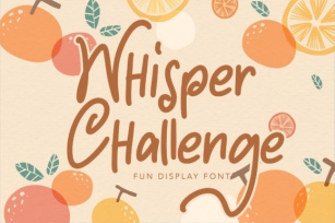 Whisper Challenge Font Download