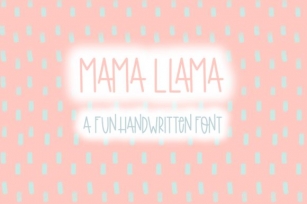 Mama Llama Font Download