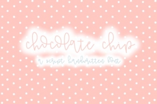 Chocolate Chip Font Download
