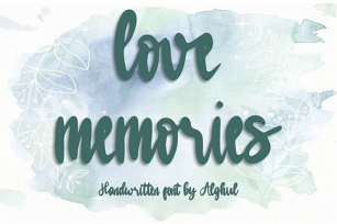 Love Memories Font Download