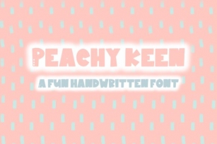 Peachy Keen Font Download
