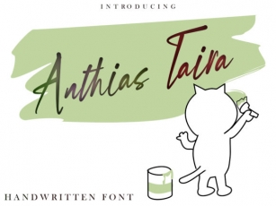 Anthias Taira Font Download