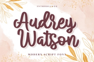 Audrey Watson Font Download
