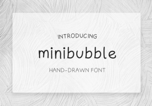 Minibubble Font Download