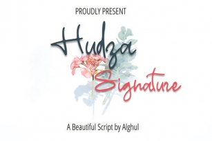 Hudza Signature Font Download