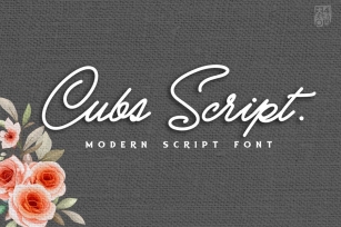 Cubs Script Font Download