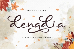 Denadia a Beauty Script Font Font Download