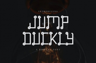 Jump Duckly - Display Font DR Font Download