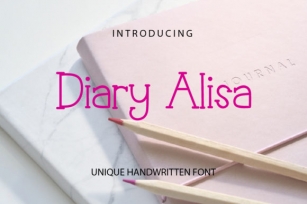 Diary Alisa Font Download