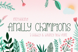 Finally Champions Font Font Download