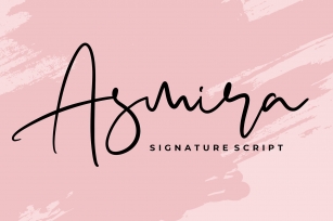 Asmira Signature Script Font Font Download