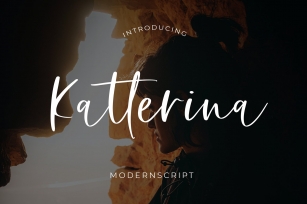 Katterina Modern Script Font Font Download