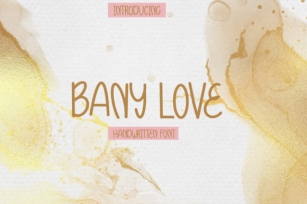 Bany Love Font Download