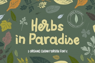 Herbs in Paradise Font Download