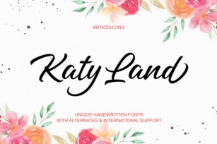 Katy Land Font Download
