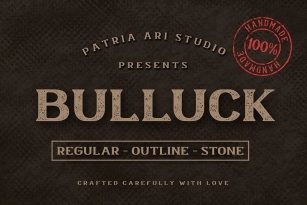 Bulluck - Serif Display Typeface Font Download
