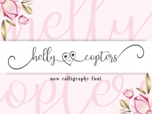 Helly Copters Font Download