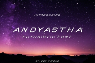 Andyastha - Futuristic Font Font Download