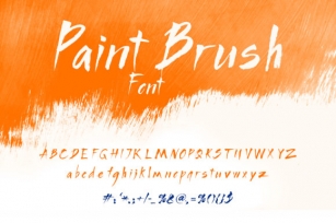 Paint Brush Font Download