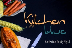 Kitchen Blue Font Download