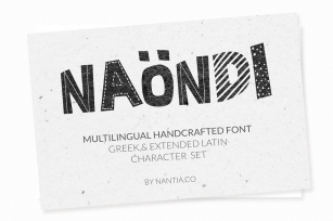 Naondi Decorative Greek Font Download