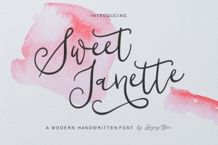 Sweet Janette Font Download