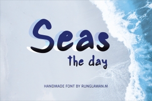 seas the day - A cute handwritten font Font Download