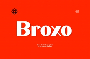 Broxo - Stylish Sans Serif Font Font Download