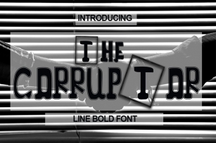The corruptor Font Download