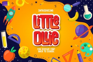 Little Ollie - Back to School Display Font Font Download