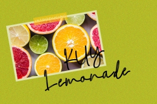 Kuy Lemonade Font Script Font Download